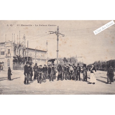 CPA J.C. 37 MARSEILLE - LE PALACE CASINO OURS, lartdesgents.fr
