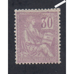 Timbre n°115 - 30c violet -...