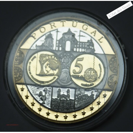 2 Médailles Europa "PORTUGAL" - 999/00 argent, lartdesgents.fr
