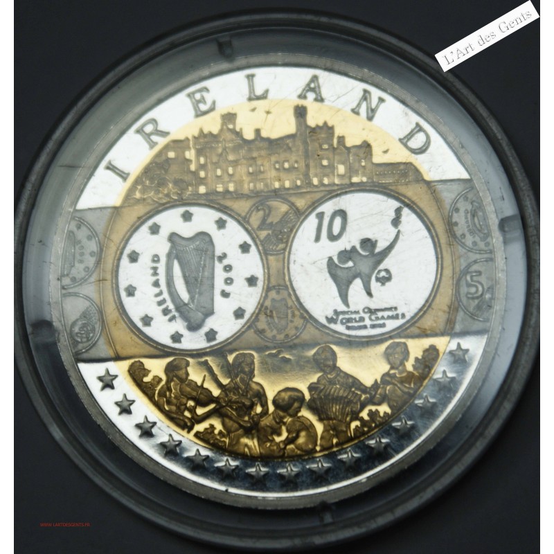 2 Médailles Europa "IRELAND" - 999/00 argent, lartdesgents.fr
