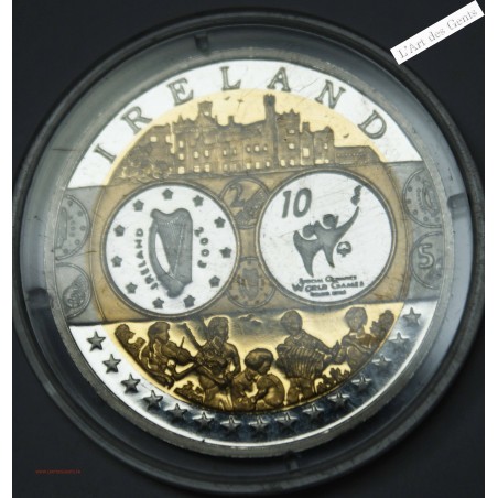 2 Médailles Europa "IRELAND" - 999/00 argent, lartdesgents.fr