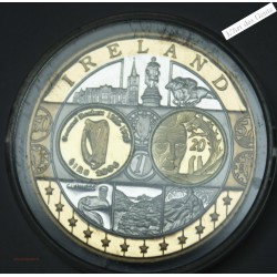 2 Médailles Europa "IRELAND" - 999/00 argent, lartdesgents.fr