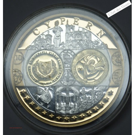 Médaille Europa "CHYPRE" - 999/00 argent, lartdesgents.fr