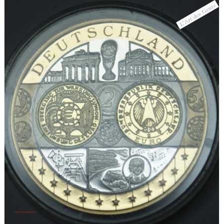 2 Médailles Europa "DEUTSCHLAND" - 999/00 argent, lartdesgents.fr