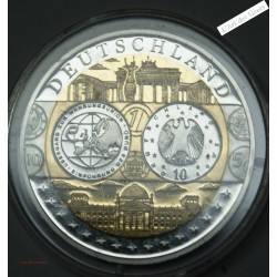 2 Médailles Europa "DEUTSCHLAND" - 999/00 argent, lartdesgents.fr