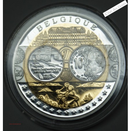 2 Médailles Europa "BELGIQUE" - 999/00 argent, lartdesgents.fr