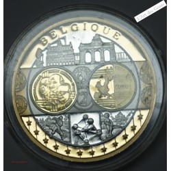 2 Médailles Europa "BELGIQUE" - 999/00 argent, lartdesgents.fr