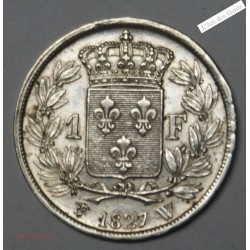 1 Franc 1827 W TTB+ CHARLES X, lartdesgents.fr