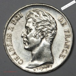 1 Franc 1827 W TTB+ CHARLES X, lartdesgents.fr