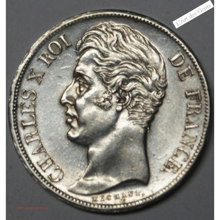 2 Francs 1828 W TTB+/SUP CHARLES X, lartdesgents.fr