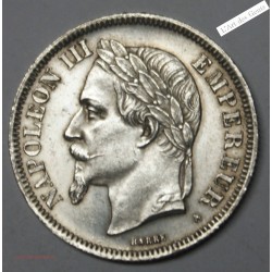 2 Francs 1869 A TTB+/SUP NAPOLEON III, lartdesgents.fr