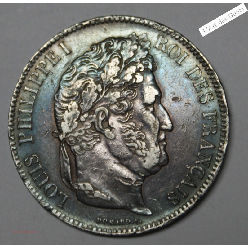 5 Francs 1832 D LYON TTB+ L. PHILIPPE I, lartdesgents.fr