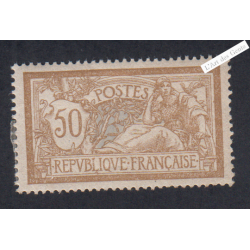 Timbre n°120d, papier GC TBC -  neuf*,  Signé - cote 250 Euros lartdesgents.fr
