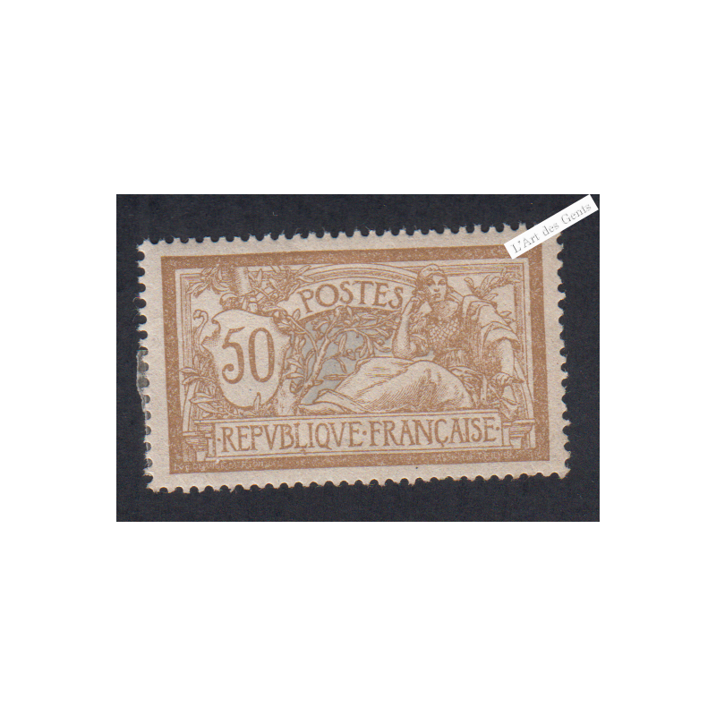 Timbre n°120d, papier GC TBC -  neuf*,  Signé - cote 250 Euros lartdesgents.fr