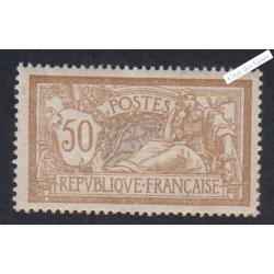 Timbre n°120d, papier GC TBC -  neuf*,  Signé - cote 450  Euros lartdesgents.fr