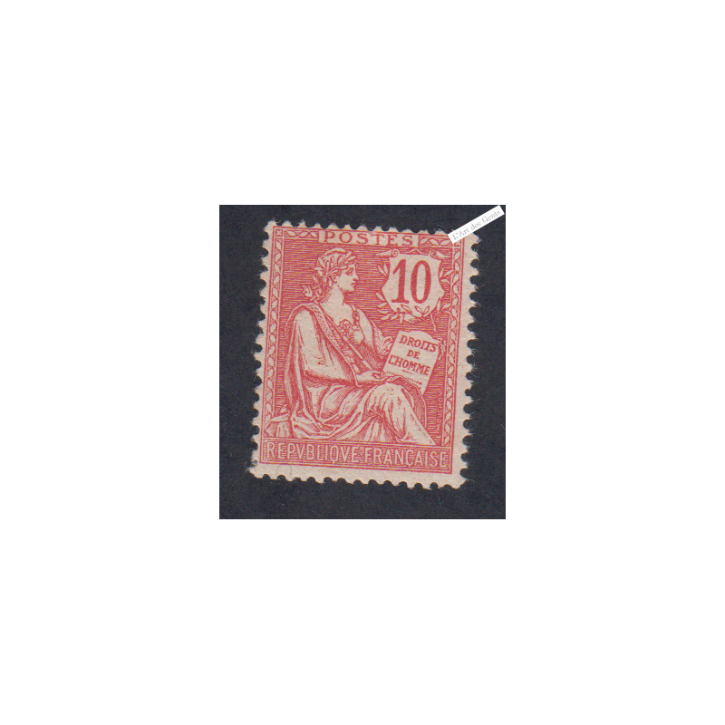 Timbre n°124 - Mouchon retouché - 1902 - Neuf** Signé cote 240 Euros lartdesgents