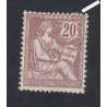 Timbre - n°126 - Mouchon retouché - 1902 - Neuf*  Signé cote 100 Euros lartdesgents