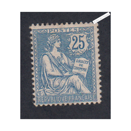 Timbre - n°127 - Mouchon retouché - 1902 - Neuf**  Signé cote 525  Euros lartdesgents