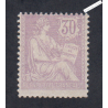 Timbre - n°128- Mouchon retouché - 1902 - Neuf**  Signé cote 1050 Euros lartdesgents