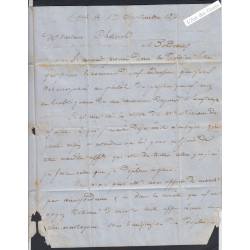 Paire Timbres n°10 sur lettre Oblitération étoile, cote 325 Euros lartdesgents.fr