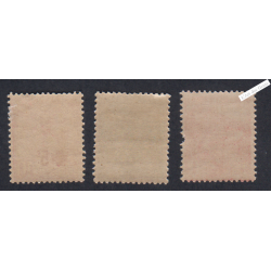 Timbres Monaco n°26.28 et 29 -  Neufs** - cote 132 Euros Lartdesgents.fr