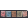 Timbres Monaco n°34 à 38 -  Neufs** - cote 555 Euros Lartdesgents.fr