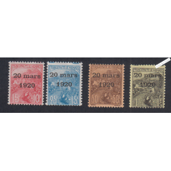 Timbres Monaco n°39 à 42 -  Neufs** - cote 400 Euros Lartdesgents.fr