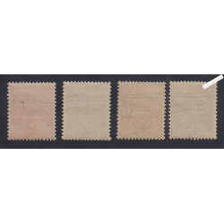 Timbres Monaco n°39 à 42 -  Neufs** - cote 400 Euros Lartdesgents.fr