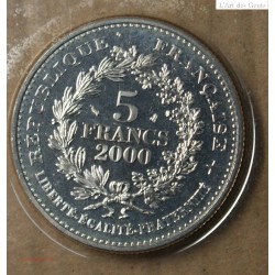FRANCE, 5 Francs 2000 LE FRANC D'HENRI III FDC. lartdesgents.fr