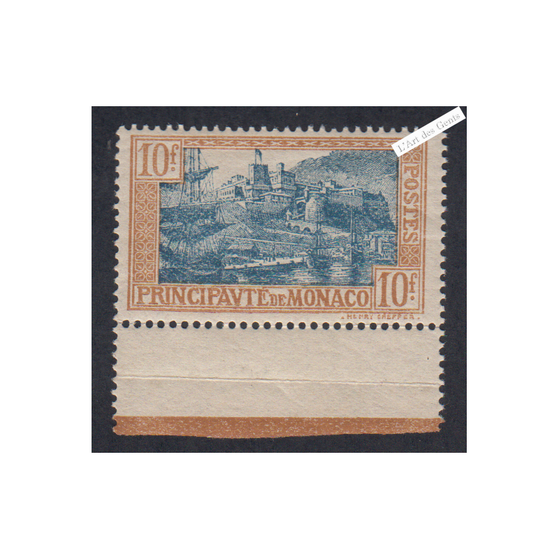 Timbre Monaco n°103 bord de feuille -  Neuf** - cote 72 Euros Lartdesgents.fr