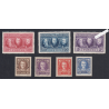 7 Timbres Monaco n°111 à 118 -  Neufs** - cote 166 Euros Lartdesgents.fr