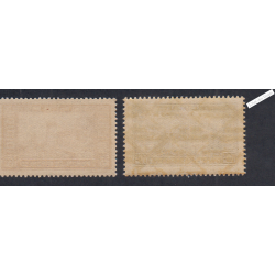 Timbre Monaco n°130 et n°133 -  Neuf trace de charnière - cote 192.50 Euros Lartdesgents.fr