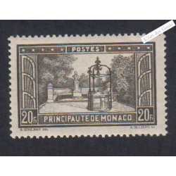 Timbre Monaco n°134 -  Neuf trace de charnière - cote 215 Euros Lartdesgents.fr