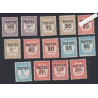 14 Timbres Monaco n°140 à 153 -  Neufs avec charnières - cote 103 Euros Lartdesgents.fr