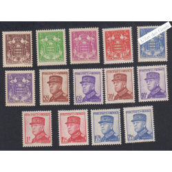 14 Timbres Monaco n°154 à...