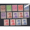 14 Timbres Monaco n°154 à n°166 -  Neufs** - cote 162 Euros Lartdesgents.fr