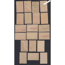 20 Timbres Monaco n°169 à n°183 -  Neufs - cote 60 Euros Lartdesgents.fr