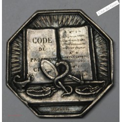 JETON ARGENT CHAMBRE DES HUISSIERS DE DEP. DE LA SEINE, lartdesgents.fr