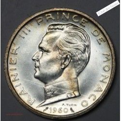 Monaco. 5 Francs 1960. SPL