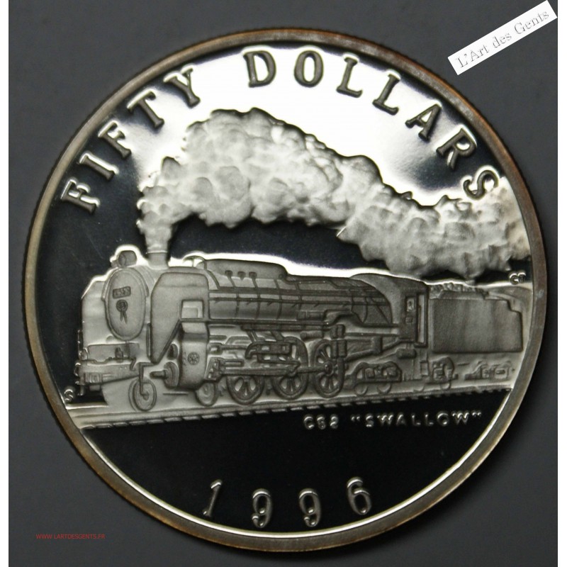 1996 Proof 50$ - C62 SWALLON - Marshall Islands , lartdesgents.fr