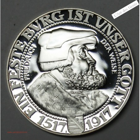 Allemagne 3 Mark 1917 - 999 Silver Proof Modern Token - SAXONY-ALBERTINE   , lartdesgents.fr