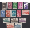 15 Timbres Monaco n°185 à n°199 -  Neufs - cote 326 Euros Lartdesgents.fr