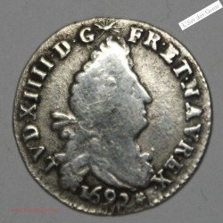4 Sols aux 2 L 1692  M Toulouse - Louis XIV, lartdesgents.fr