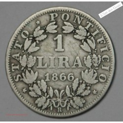 2X 1 lira 1866, 10 soldi 1867, 5 soldi 1867 PIUS IX, lartdesgents.fr