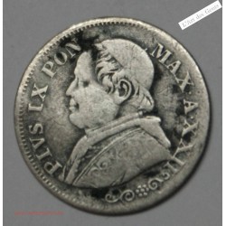 2X 1 lira 1866, 10 soldi 1867, 5 soldi 1867 PIUS IX, lartdesgents.fr