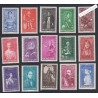 15 Timbres Monaco n°234 à n°248 - année 1942 -  Neufs -  Lartdesgents.fr