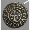 Comté du Maine, denier au type d'Herbert immobilisé (1014-1246), lartdesgents.fr