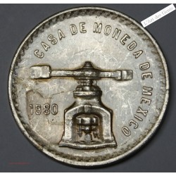 Once d'argent 1980 Mexico Casa de la moneda , lartdesgents.fr
