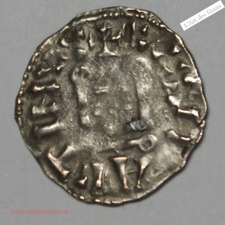 Denier Touraine Abbaye de Saint Martin de Tours (1150-1200), lartdesgents.fr