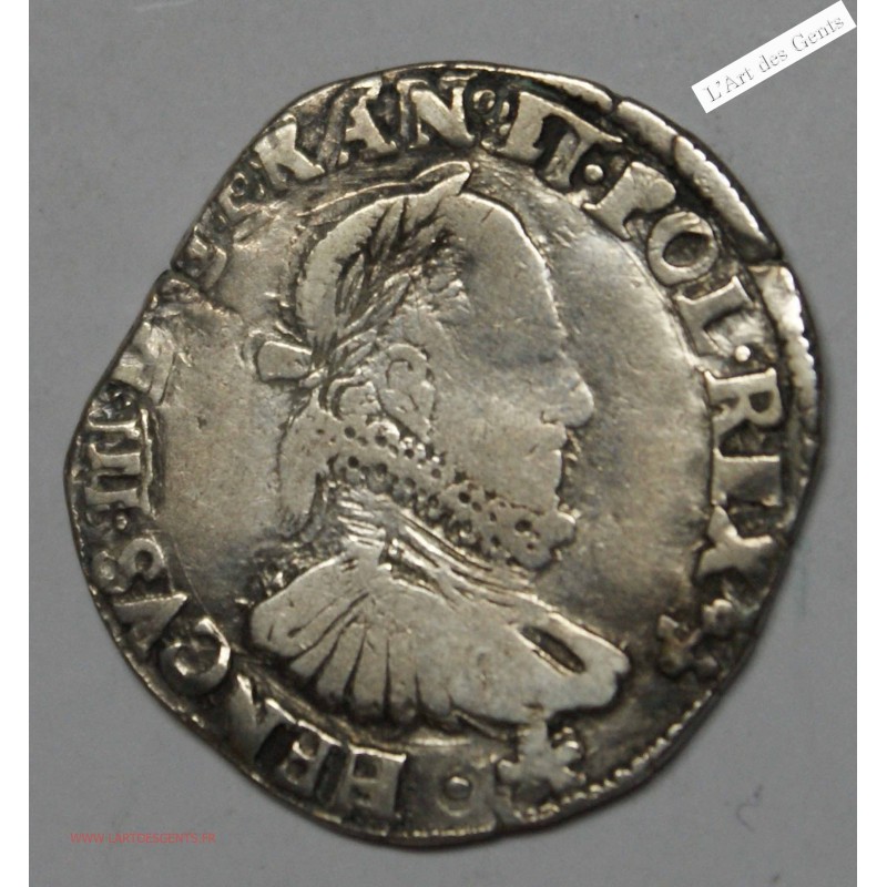 TESTON 1574 L BAYONNE - HENRI III - Col fraisé , lartdesgents.fr